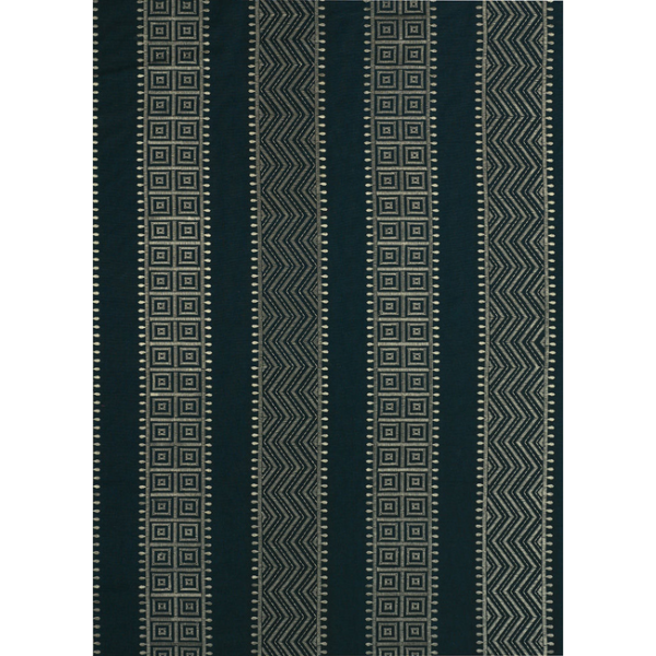 Threads VARIATION - INDIGO upholstery fabric swatch for sample-first furniture planning