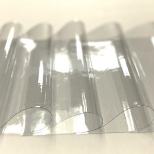 Clear Vinyl 012 Ga upholstery fabric swatch