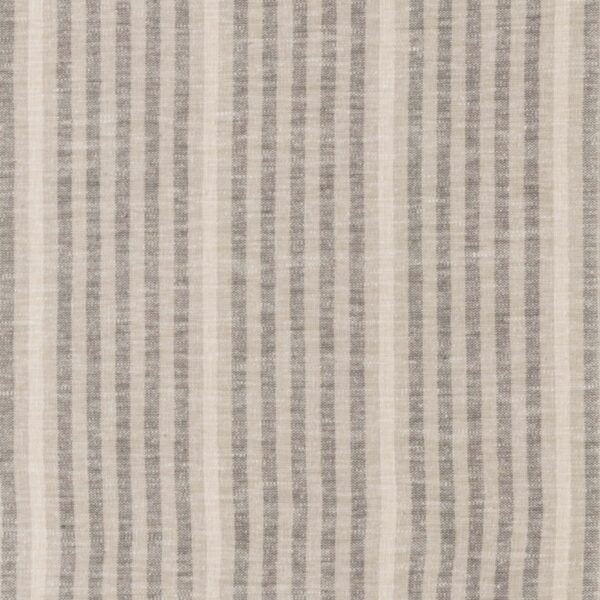 United Fabrics Field Stripe 02 Ash upholstery fabric swatch for sample-first furniture planning