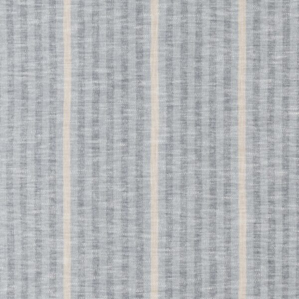 United Fabrics Field Stripe 71 Sky Blue upholstery fabric swatch for sample-first furniture planning