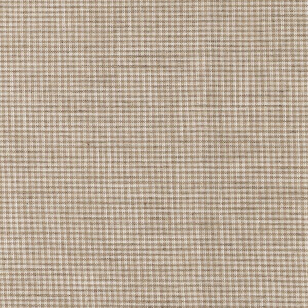 United Fabrics Gingham 08 Birch upholstery fabric swatch for sample-first furniture planning