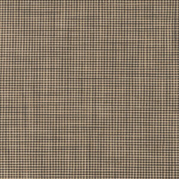 United Fabrics Gingham 15 Dark Sky upholstery fabric swatch for sample-first furniture planning