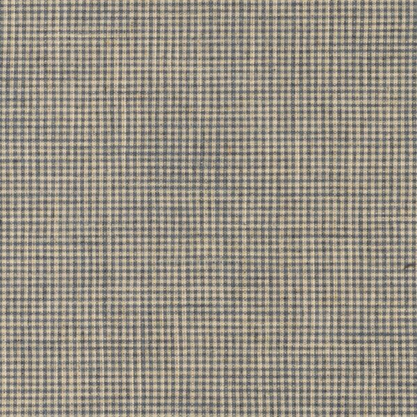United Fabrics Gingham 52 Puddle upholstery fabric swatch for sample-first furniture planning