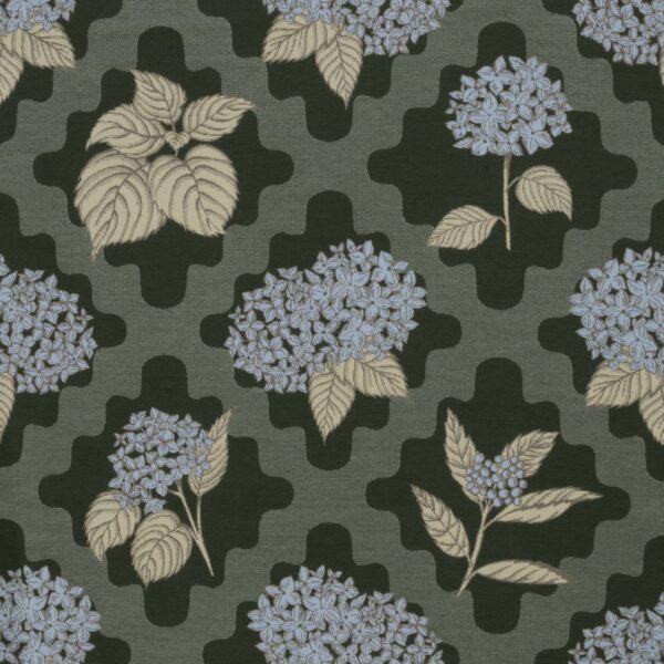United Fabrics Trellis 74 Topiary upholstery fabric swatch for sample-first furniture planning