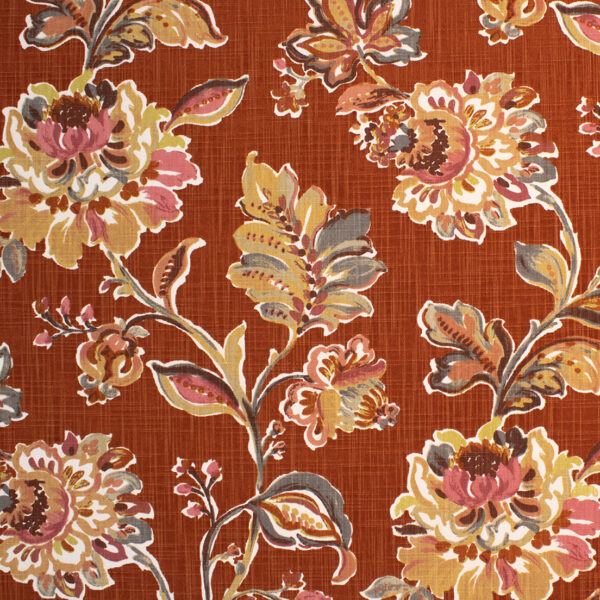 Greenhouse Fabrics F5710 Russet upholstery fabric swatch for sample-first furniture planning