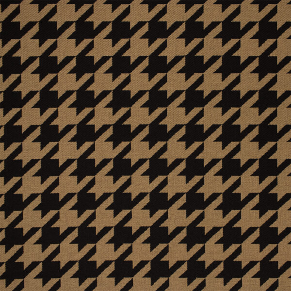 Greenhouse Fabrics F6151 Black/Tan upholstery fabric swatch for sample-first furniture planning