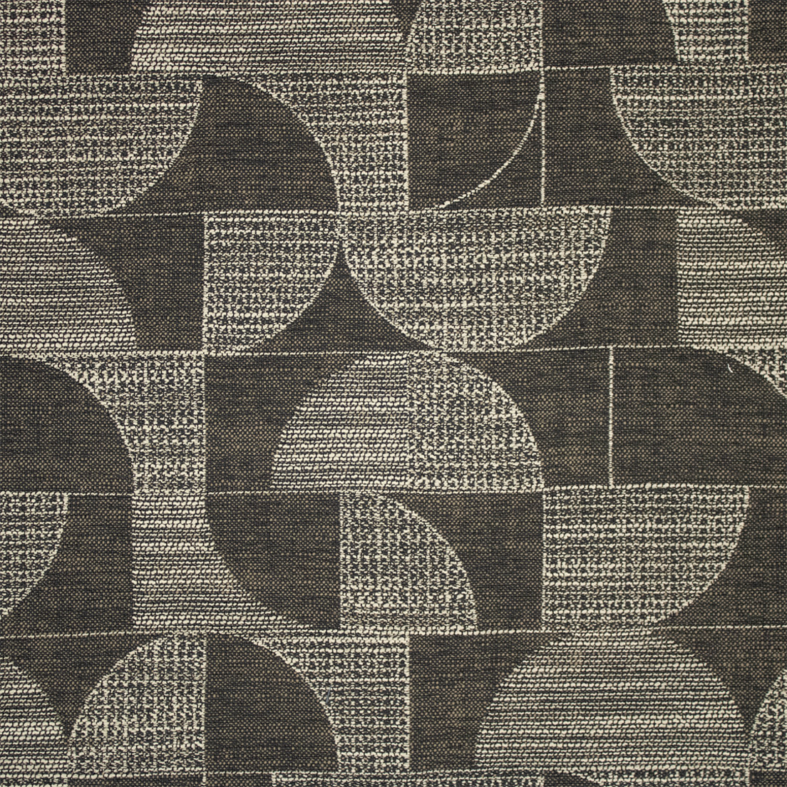 Greenhouse Fabrics F6219 Carbon black upholstery fabric swatch