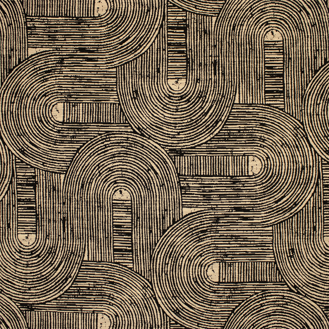 Greenhouse Fabrics F6223 Pepper black upholstery fabric swatch