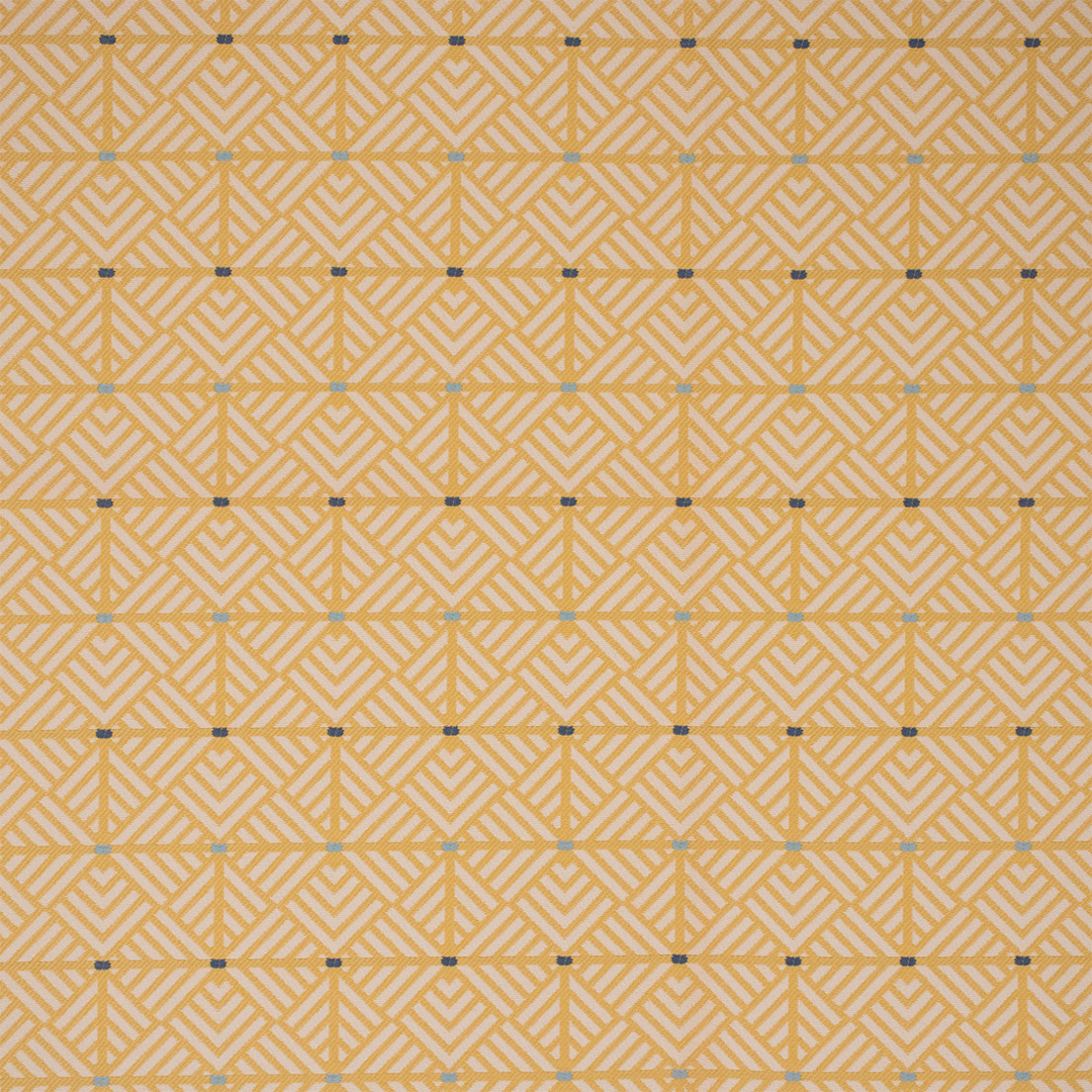 Greenhouse Fabrics F6257 Sunshine yellow outdoor fabric swatch