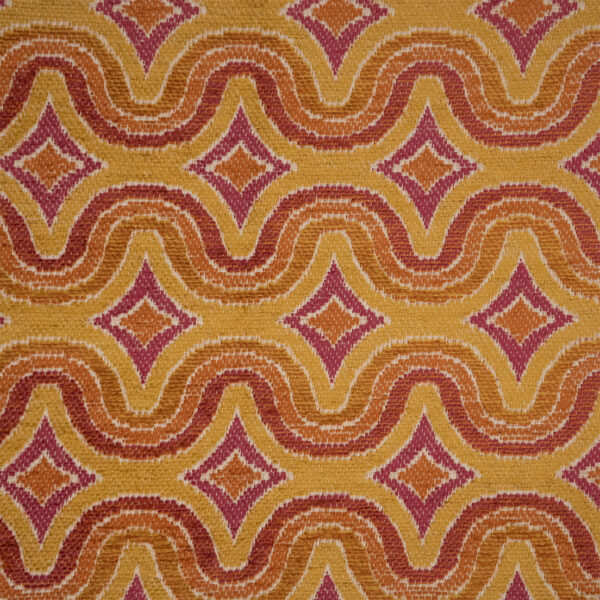 Greenhouse Fabrics F6293 Carnival upholstery fabric swatch for sample-first furniture planning
