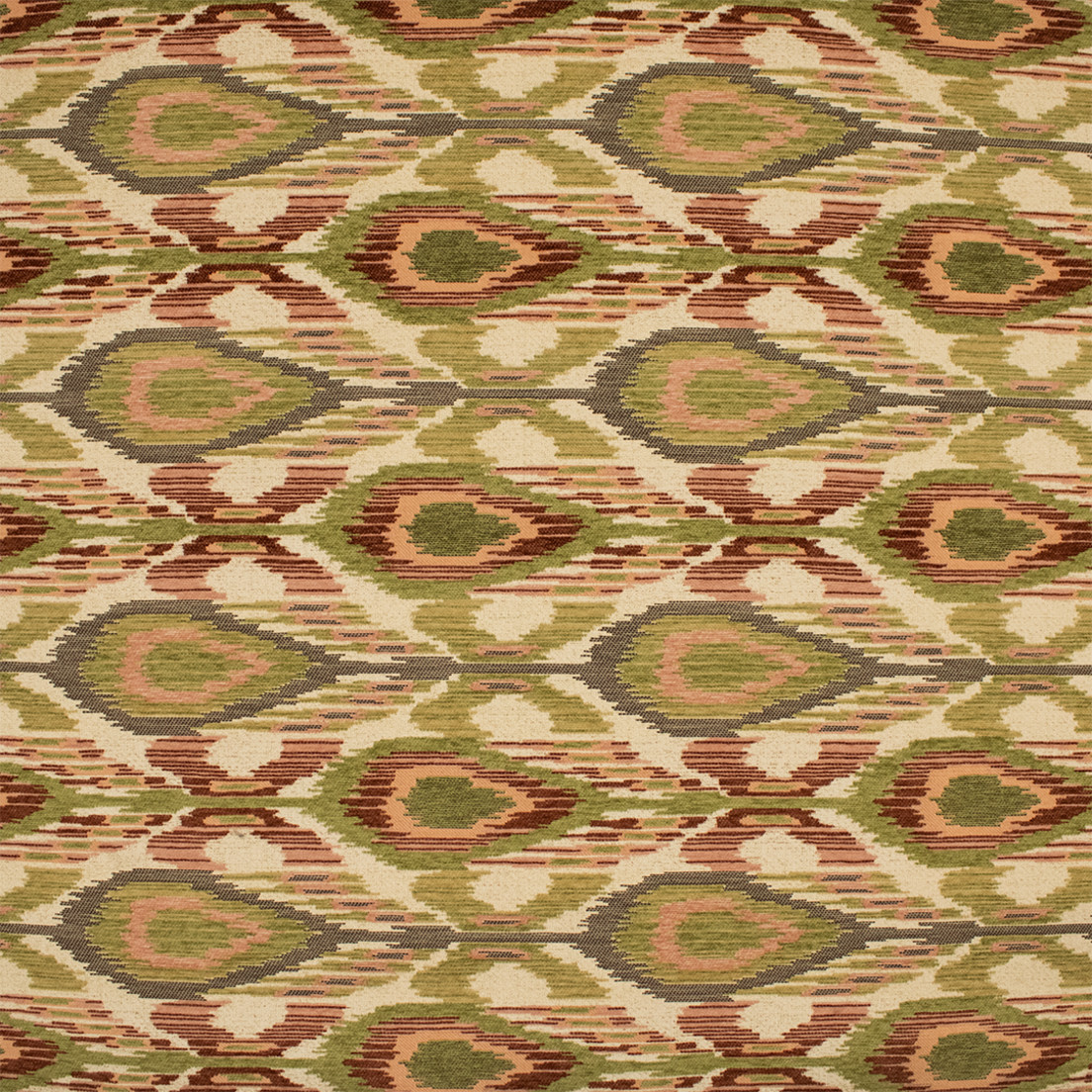 Greenhouse Fabrics F6312 Garden white upholstery fabric swatch