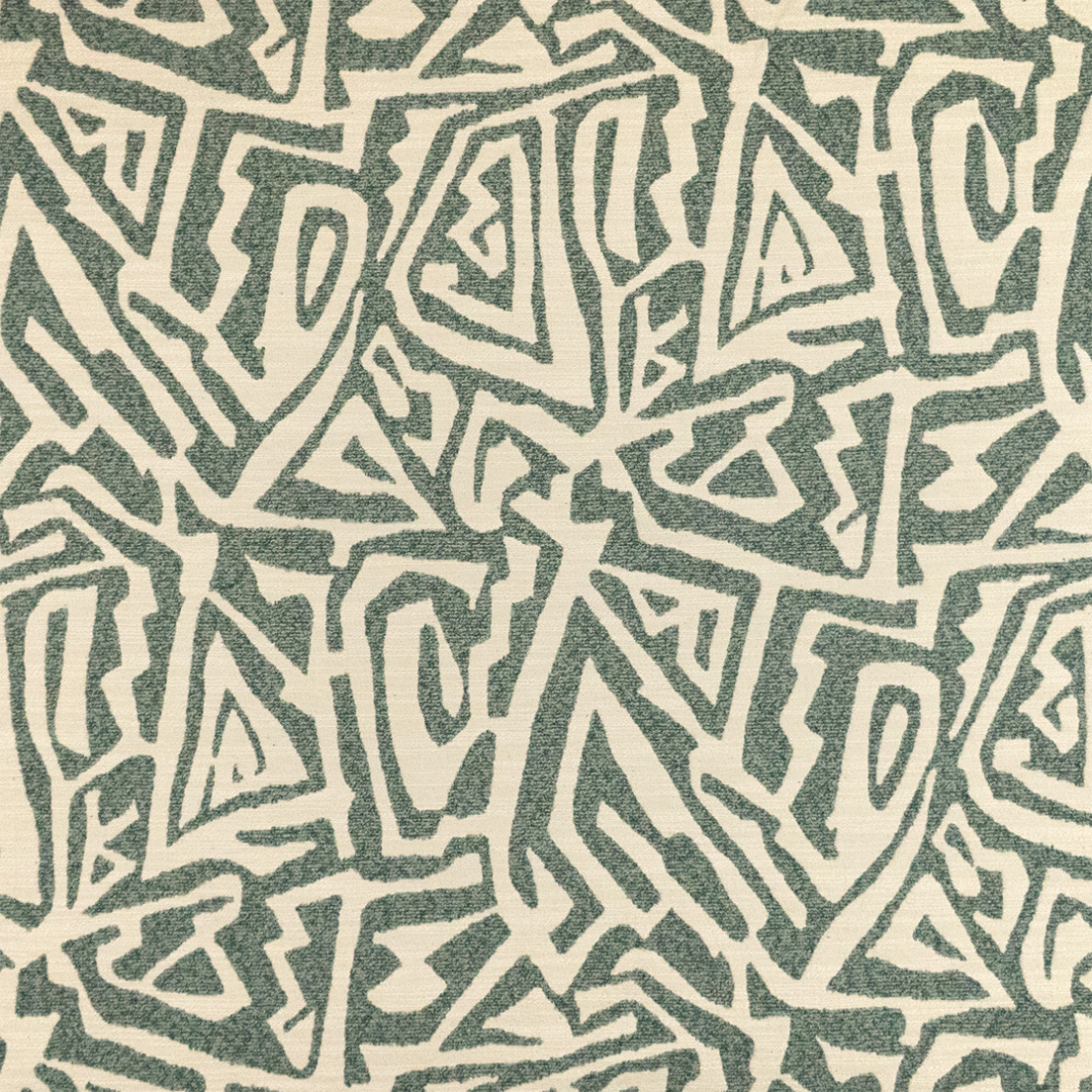 Greenhouse Fabrics F6465 Denim white upholstery fabric swatch