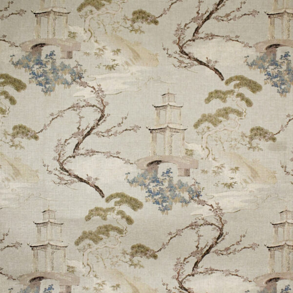 Greenhouse Fabrics S5204 Flax upholstery fabric swatch for sample-first furniture planning