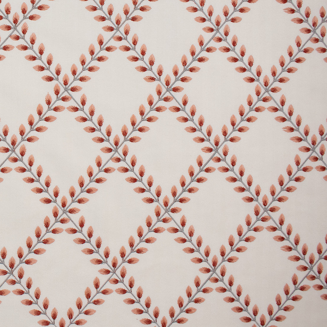 Greenhouse Fabrics S5857 Coral orange multipurpose fabric swatch