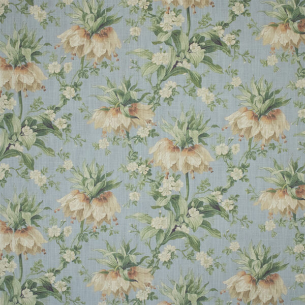 Greenhouse Fabrics S7140 Bleu Nattier upholstery fabric swatch for sample-first furniture planning