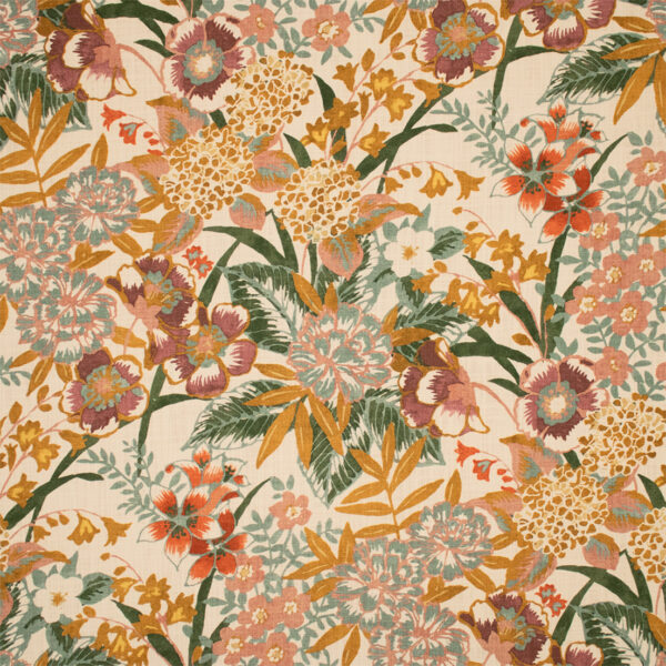 Greenhouse Fabrics S7194 Dahlia upholstery fabric swatch for sample-first furniture planning