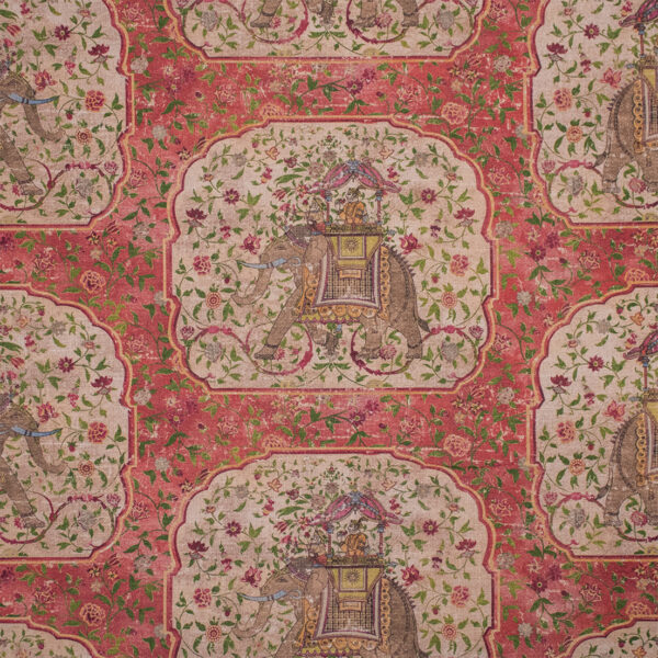 Greenhouse Fabrics S7265 Ruby upholstery fabric swatch for sample-first furniture planning