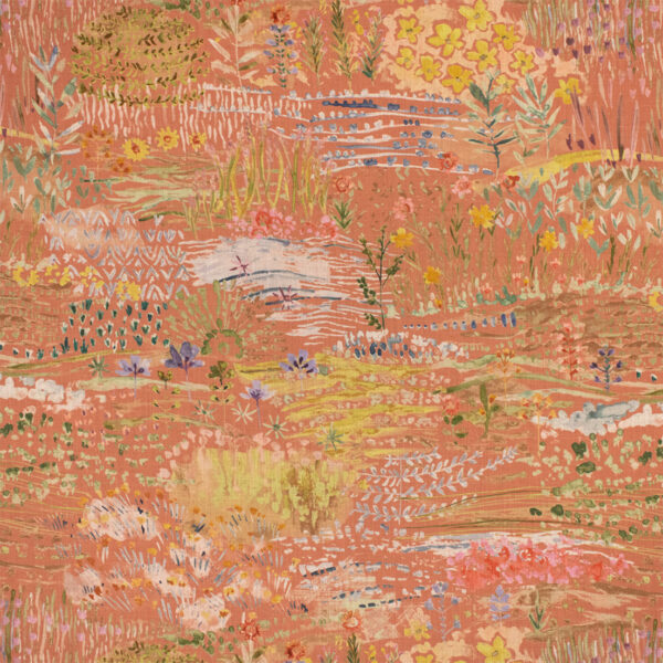 Greenhouse Fabrics S7271 Peach upholstery fabric swatch for sample-first furniture planning