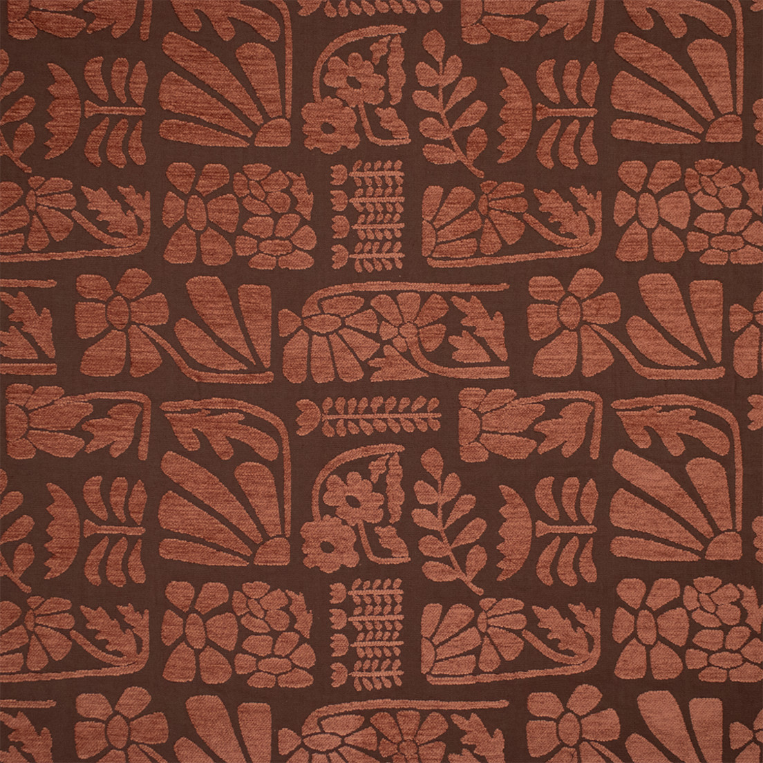 Greenhouse Fabrics S7286 Hibiscus pink upholstery fabric swatch