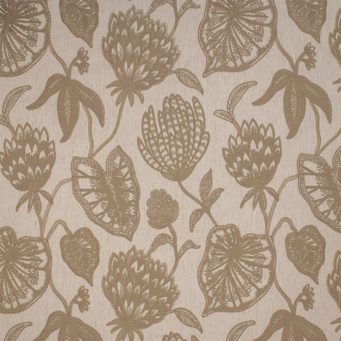 Greenhouse Fabrics S7297 Natural neutral window fabric swatch