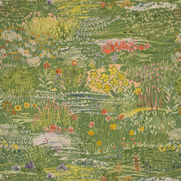 Greenhouse Fabrics S7299 Grass upholstery fabric swatch for sample-first furniture planning