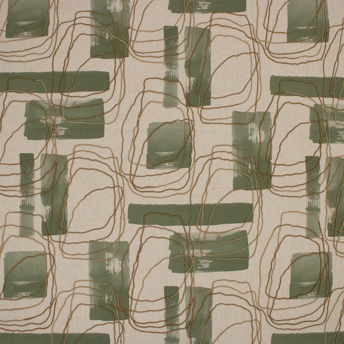 Greenhouse Fabrics S7303 Juniper green multipurpose fabric swatch