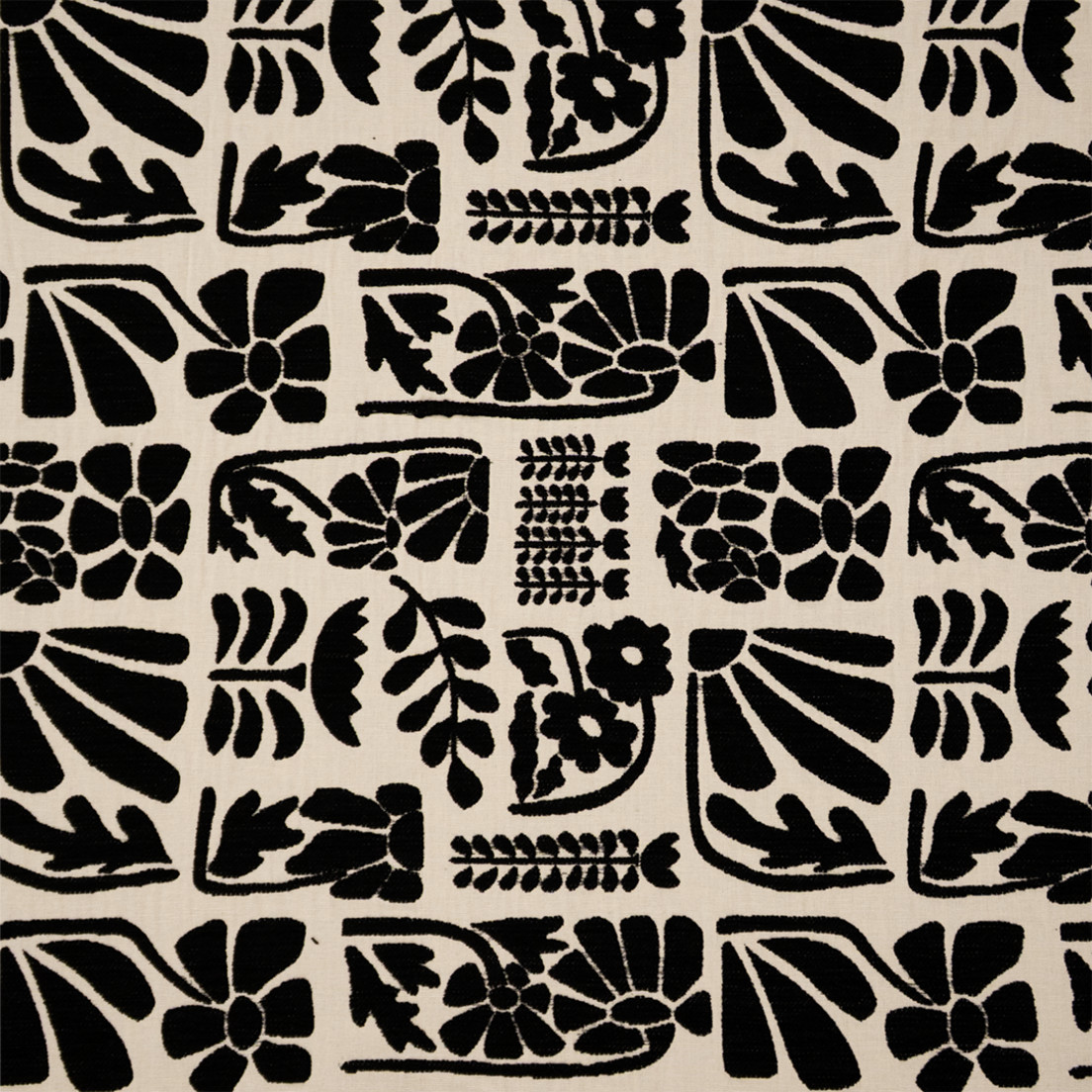 Greenhouse Fabrics S7313 Domino white upholstery fabric swatch