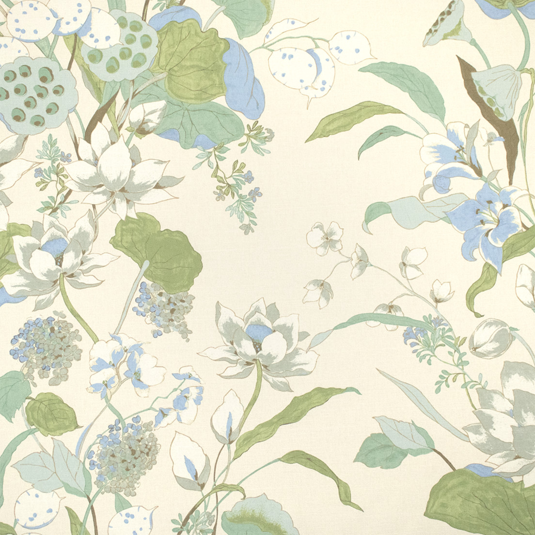 Greenhouse Fabrics S7317 Spa white multipurpose fabric swatch