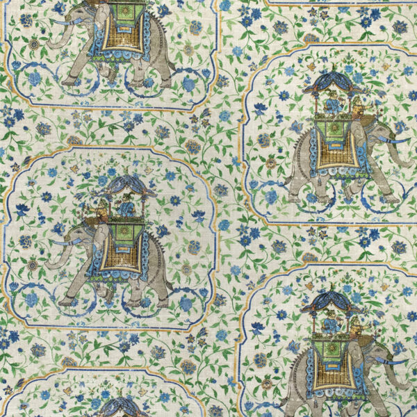Greenhouse Fabrics S7324 Porcelian upholstery fabric swatch for sample-first furniture planning
