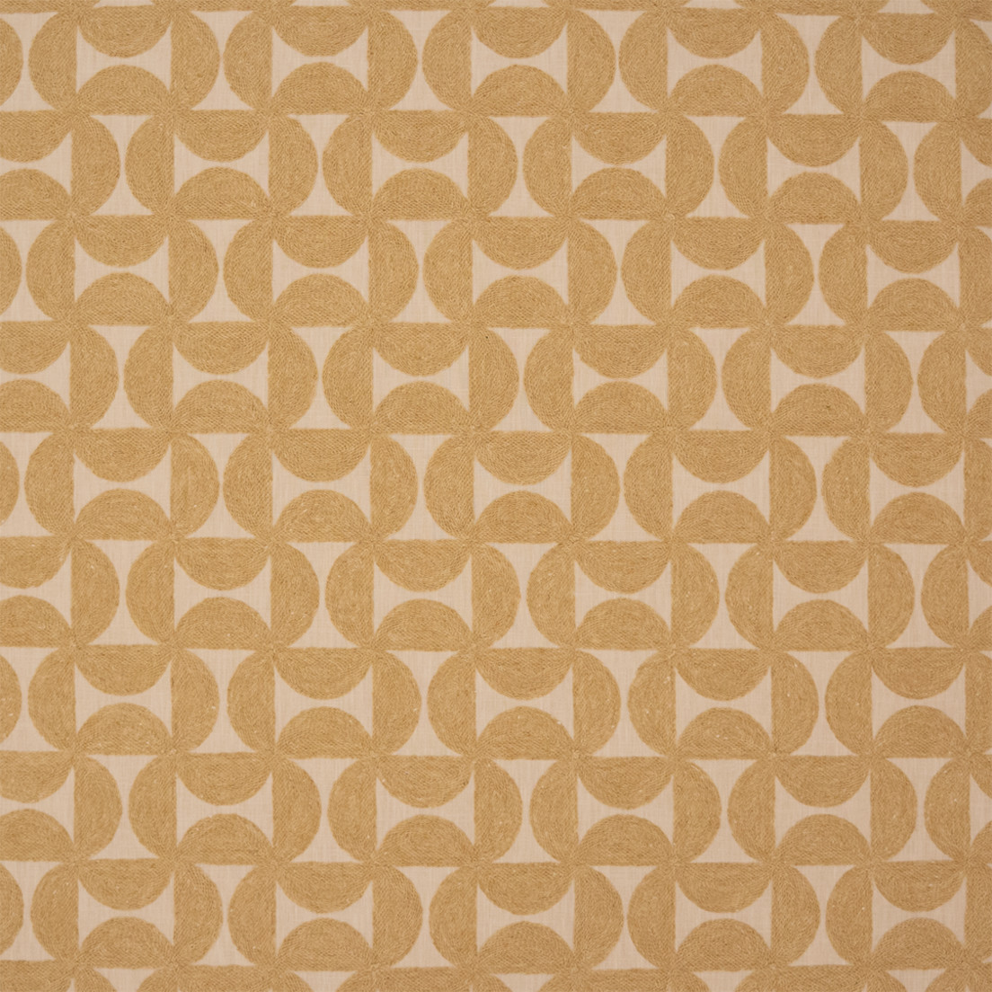 Greenhouse Fabrics S7417 Gold white multipurpose fabric swatch