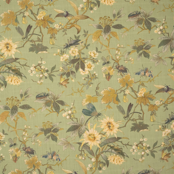 Greenhouse Fabrics S7451 Lichen Like upholstery fabric swatch for sample-first furniture planning