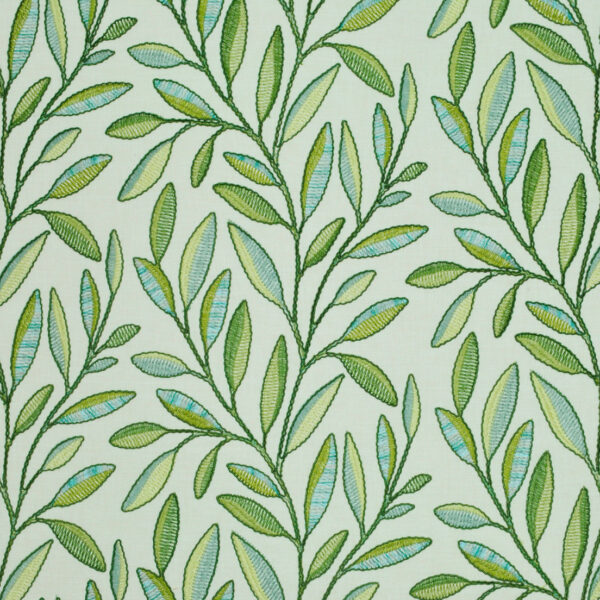 Greenhouse Fabrics S7456 Cucumber upholstery fabric swatch for sample-first furniture planning