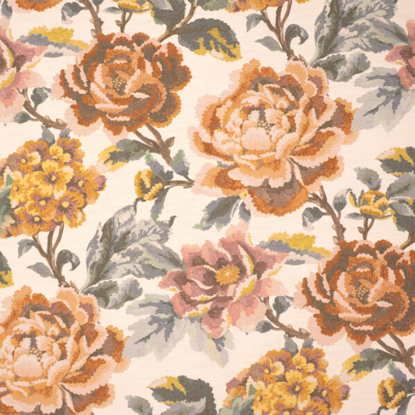 Greenhouse Fabrics S7502 Apricot upholstery fabric swatch for sample-first furniture planning