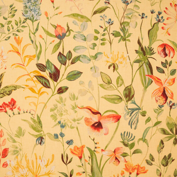 Greenhouse Fabrics S7507 Maize upholstery fabric swatch for sample-first furniture planning