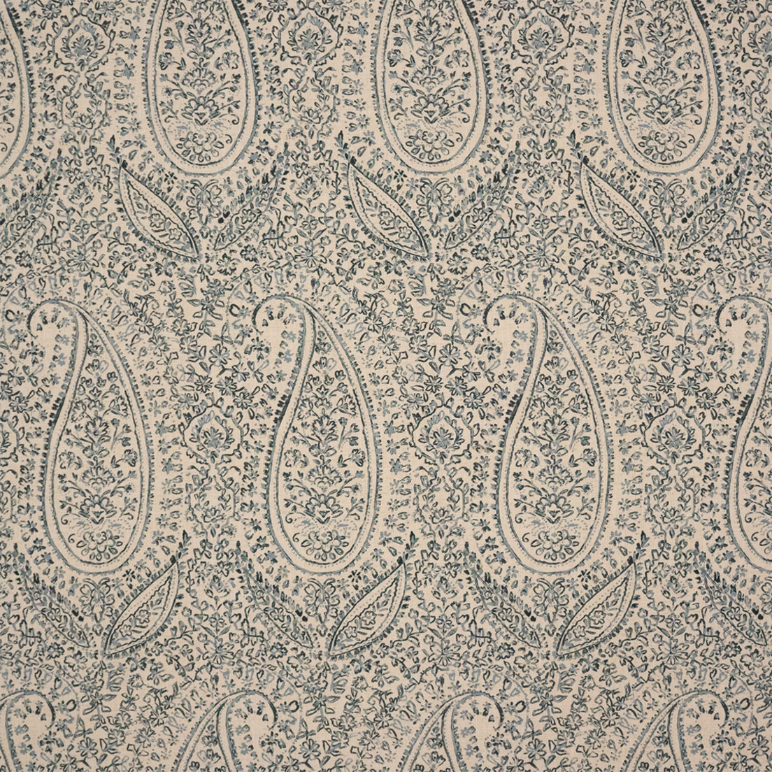 Greenhouse Fabrics S7574 Porcelain blue multipurpose fabric swatch