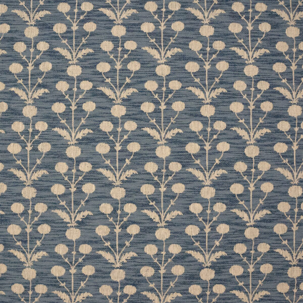 Greenhouse Fabrics S7577 Indigo upholstery fabric swatch for sample-first furniture planning