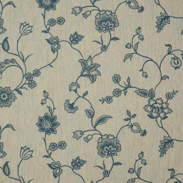 Greenhouse Fabrics S7579 Indigo upholstery fabric swatch for sample-first furniture planning