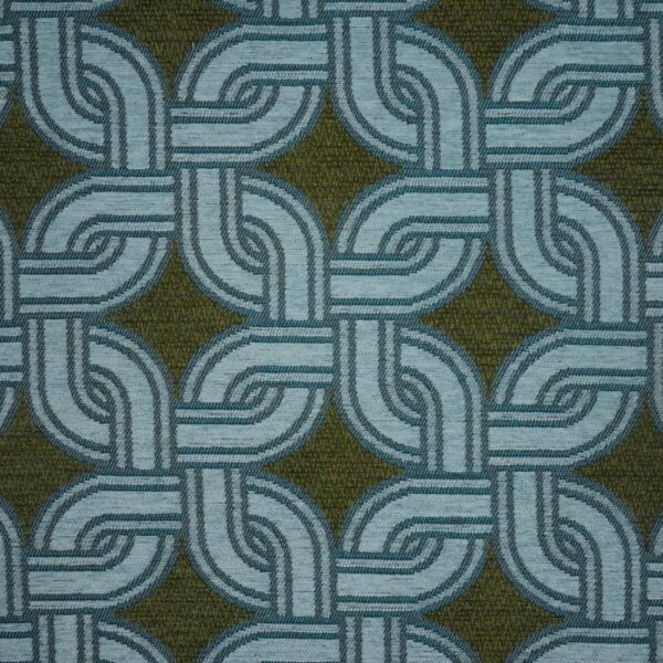 Greenhouse Fabrics S7793 Teal upholstery fabric swatch for sample-first furniture planning