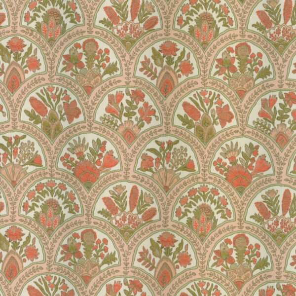 Greenhouse Fabrics S7885 Blush upholstery fabric swatch for sample-first furniture planning