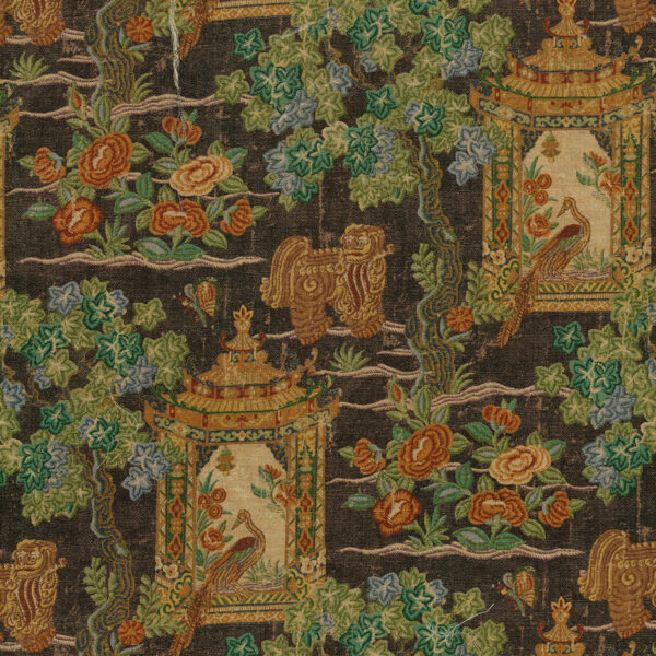Greenhouse Fabrics S7865 Midnight upholstery fabric swatch for sample-first furniture planning