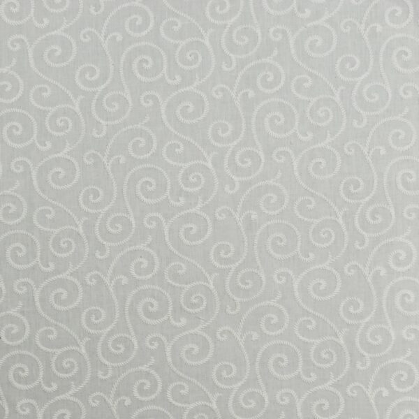 Greenhouse Fabrics S1833 Off White upholstery fabric swatch for sample-first furniture planning