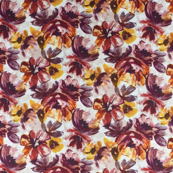 Greenhouse Fabrics S2329 Geranium upholstery fabric swatch for sample-first furniture planning