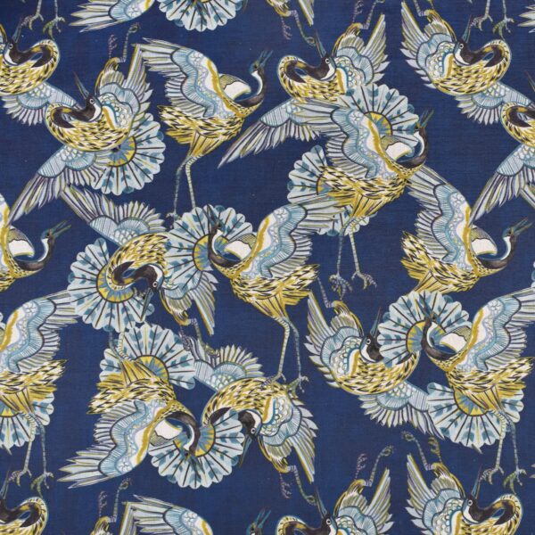 Greenhouse Fabrics S2362 Indigo upholstery fabric swatch for sample-first furniture planning
