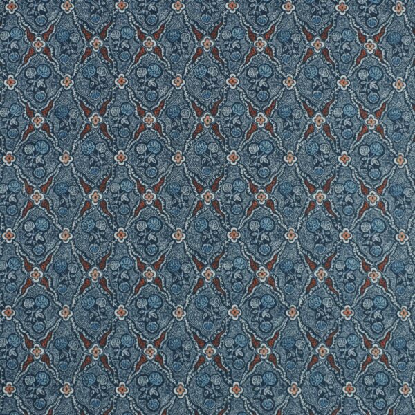 Greenhouse Fabrics S2364 Indigo upholstery fabric swatch for sample-first furniture planning