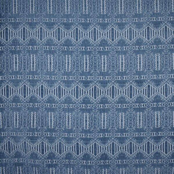 Greenhouse Fabrics S2496 Indigo upholstery fabric swatch for sample-first furniture planning