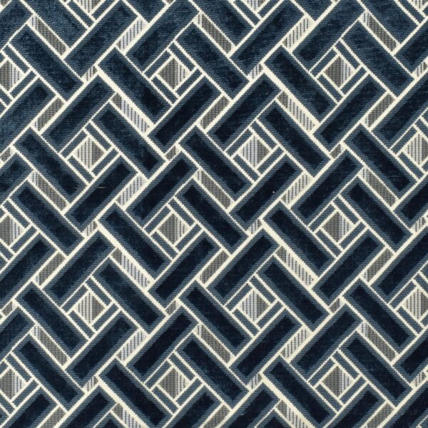 Greenhouse Fabrics S2505 Indigo upholstery fabric swatch for sample-first furniture planning