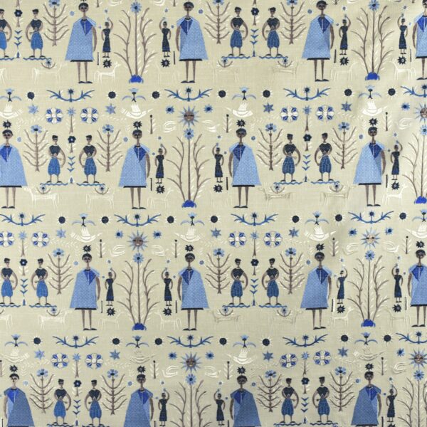 Greenhouse Fabrics S3022 Dream Blue upholstery fabric swatch for sample-first furniture planning