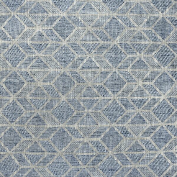 Greenhouse Fabrics S3143 Batik Blue upholstery fabric swatch for sample-first furniture planning