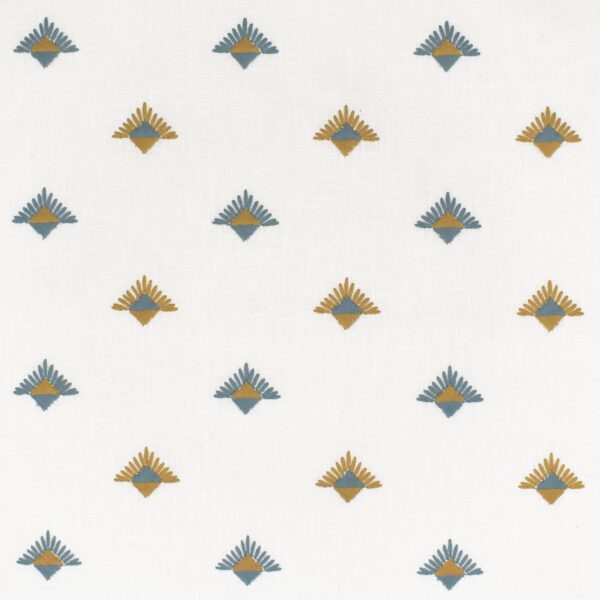 Greenhouse Fabrics S3618 Turquoise upholstery fabric swatch for sample-first furniture planning