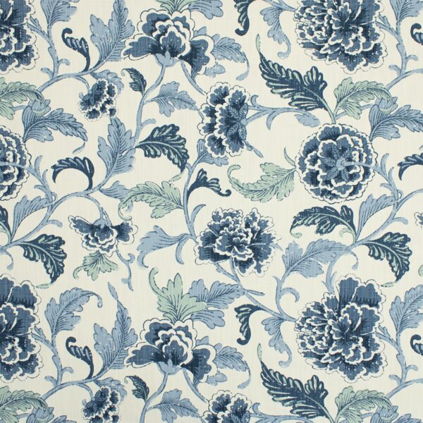 Greenhouse Fabrics S3996 Indigo upholstery fabric swatch for sample-first furniture planning